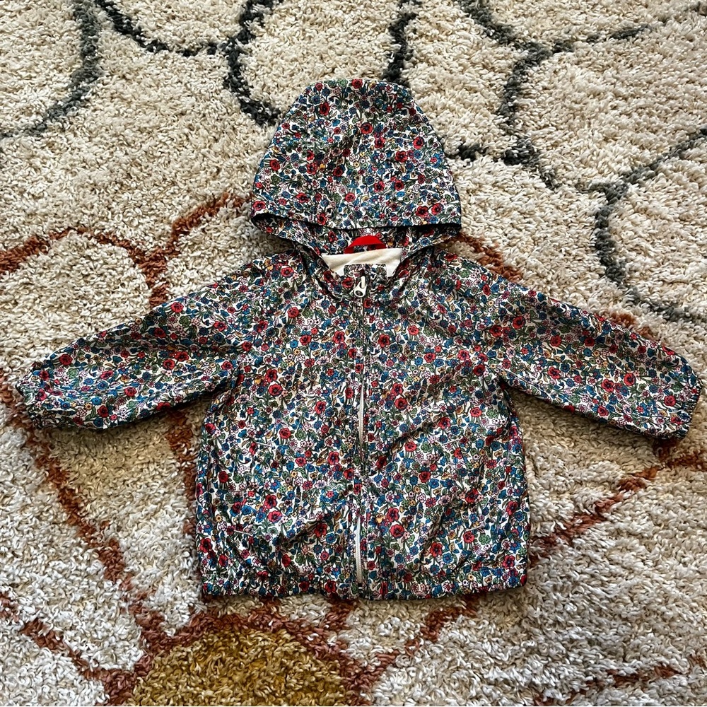 GAP toddler floral windbreaker - 18-24 months